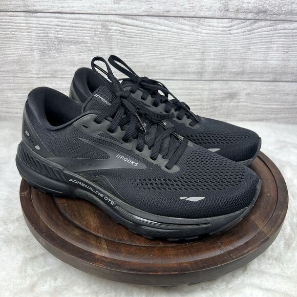 Brooks Adrenaline GTS 23 Women’s 9 Wide Shoes Running Sneaker Black 1203811D020 - Picture 1 of 10